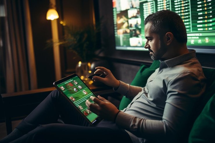 Tampilan studio live French Roulette di rajabondot dengan dealer profesional